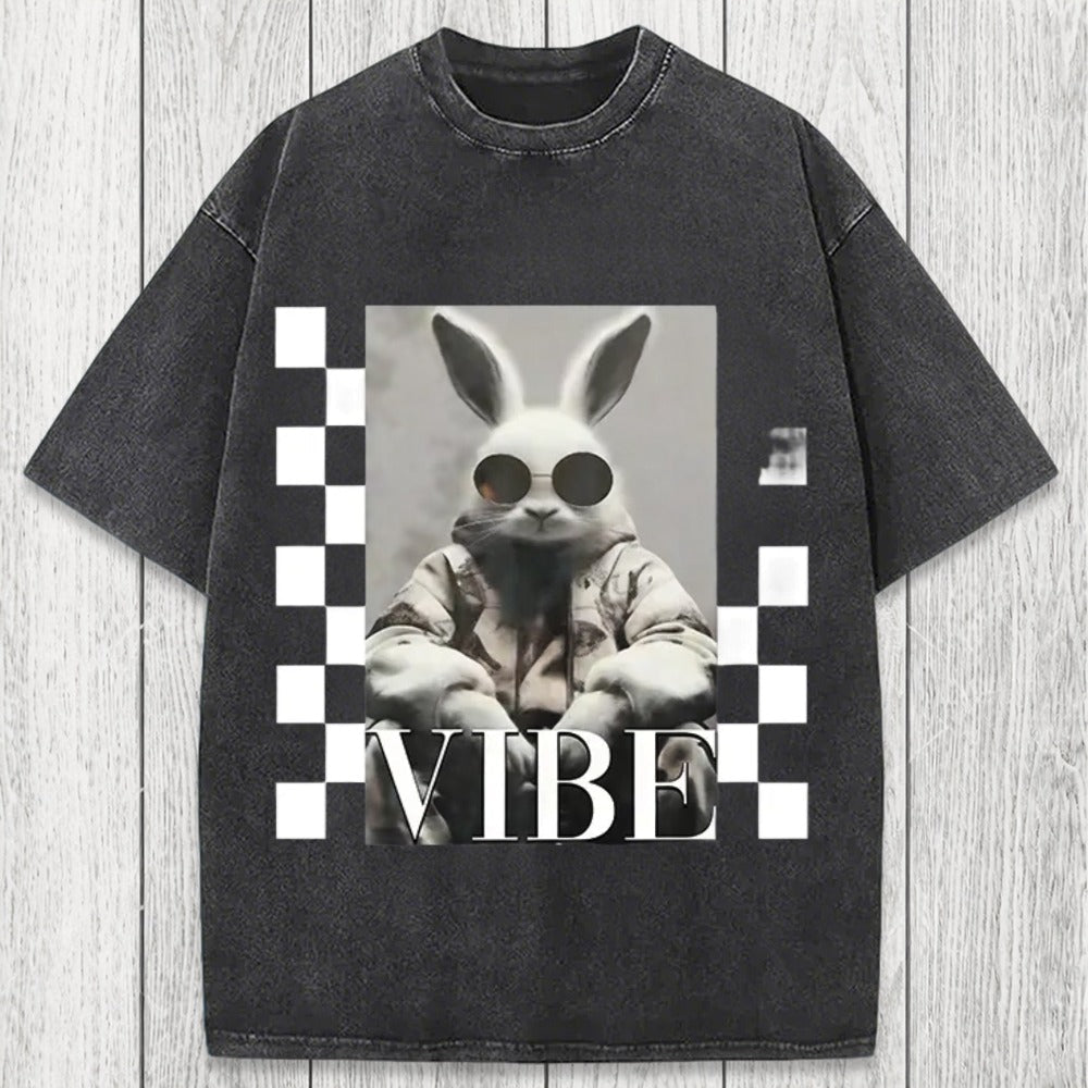 Tokyosol Bunny Vibe Easter Washed T-Shirt