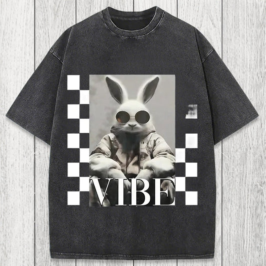 Tokyosol Bunny Vibe Easter Washed T-Shirt