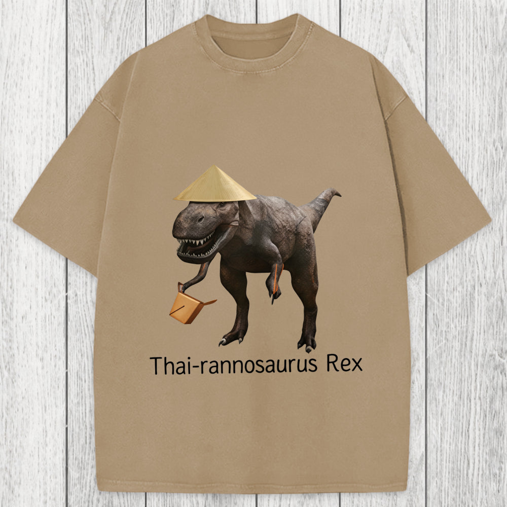 Tokyosol Thai-rannosaurus Rex Washed T-Shirt