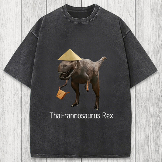 Tokyosol Thai-rannosaurus Rex Washed T-Shirt