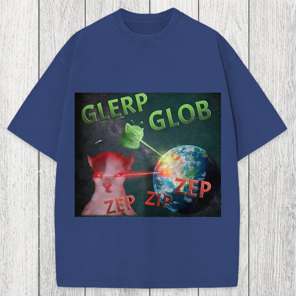 Tokyosol Glerp Glob Meme Washed T-Shirt