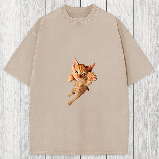 Tokyosol Pounce? More Like flounce Washed T-Shirt