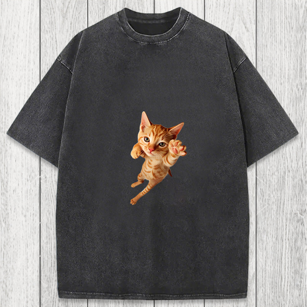 Tokyosol Pounce? More Like flounce Washed T-Shirt