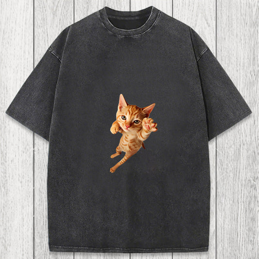 Tokyosol Pounce? More Like flounce Washed T-Shirt