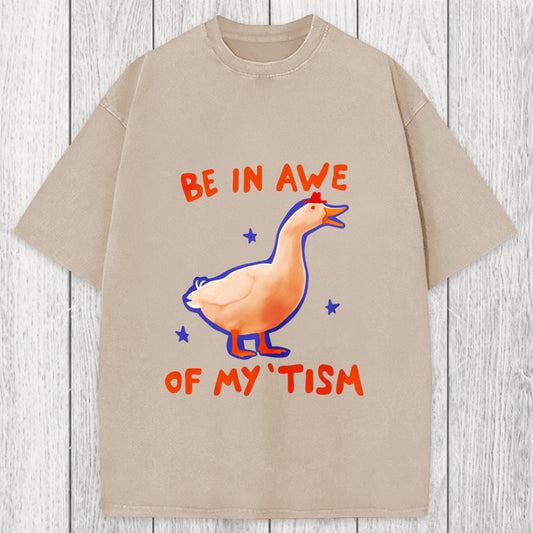 Tokyosol Be In Awe Of My 'Tism Washed T-Shirt