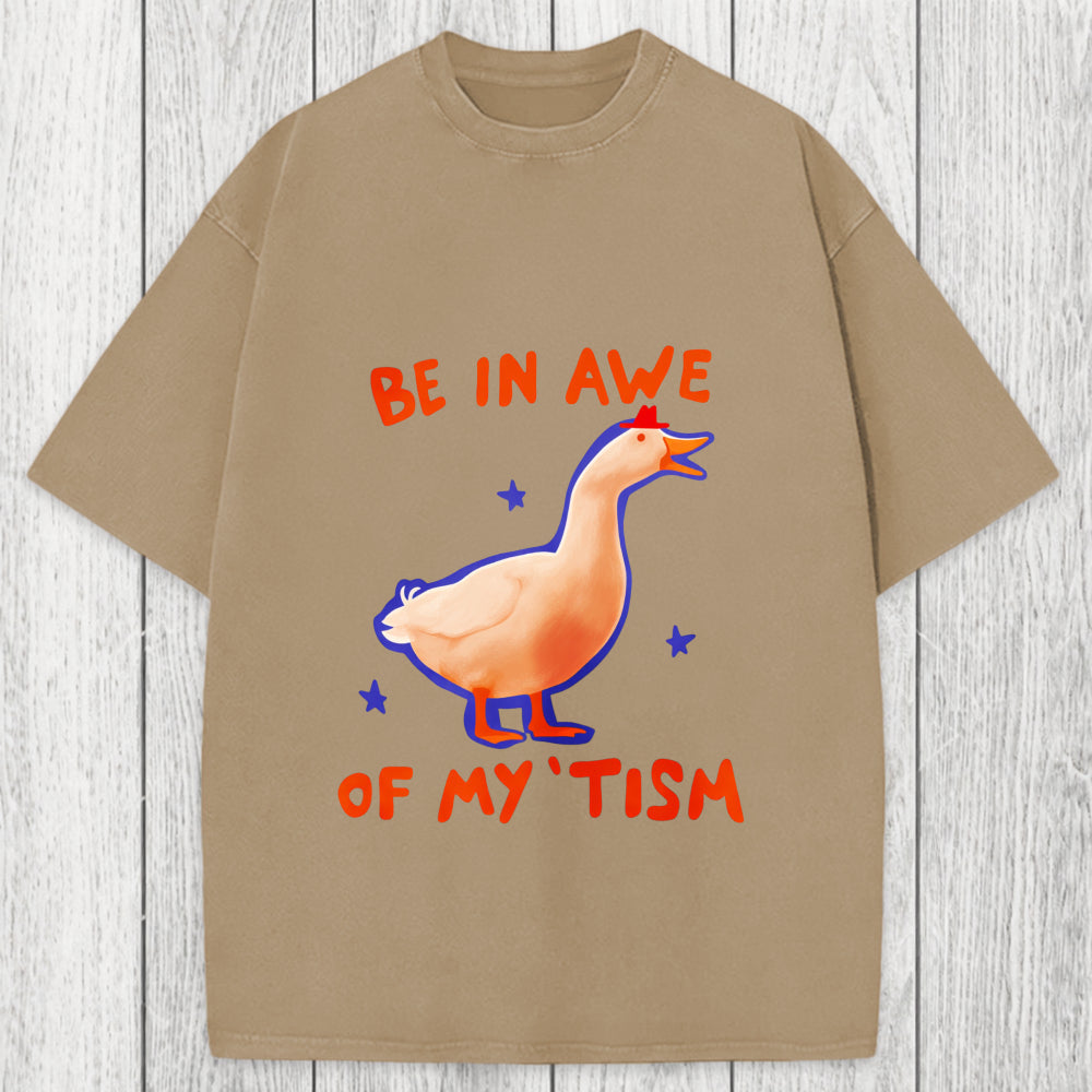 Tokyosol Be In Awe Of My 'Tism Washed T-Shirt