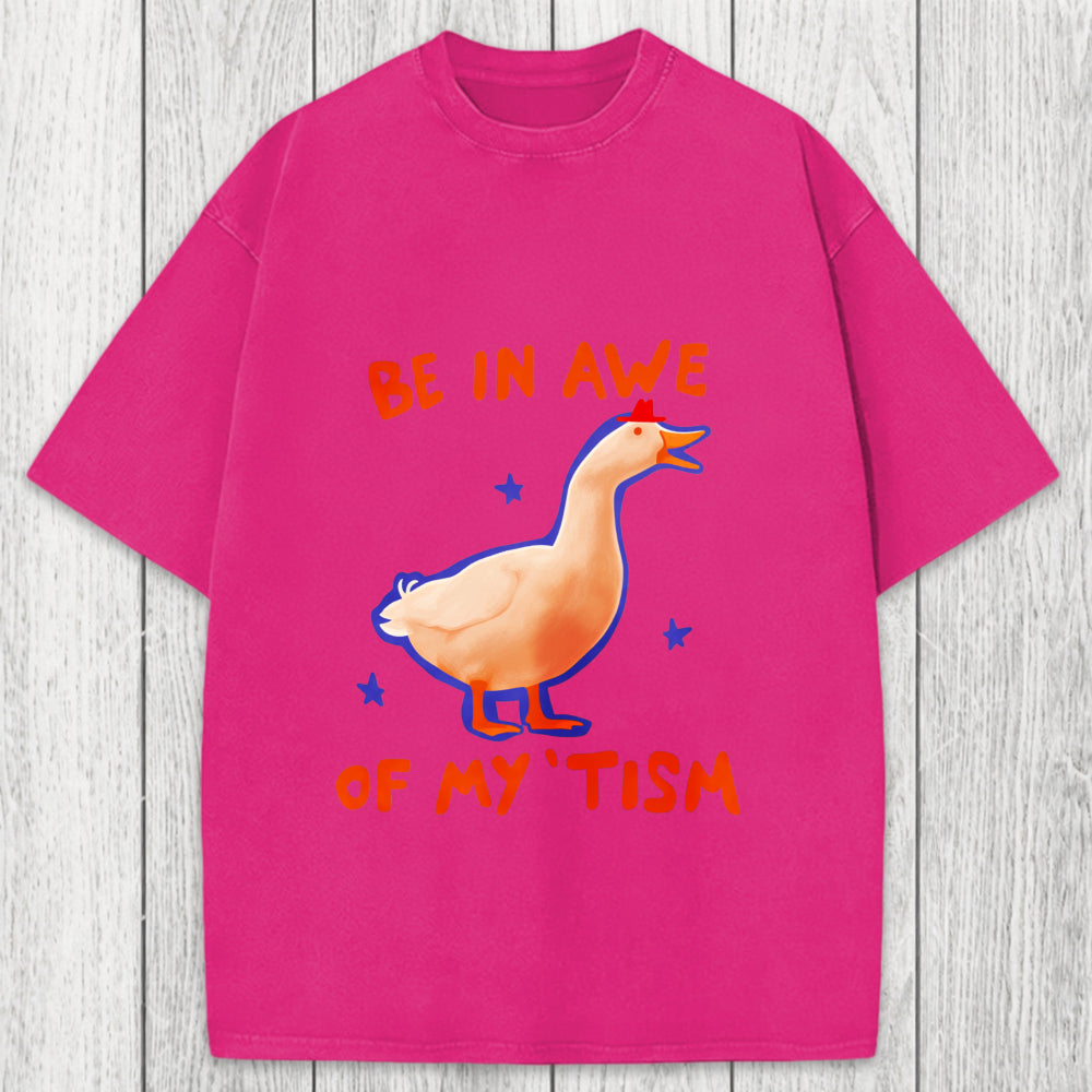 Tokyosol Be In Awe Of My 'Tism Washed T-Shirt