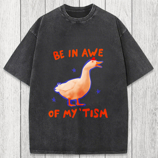 Tokyosol Be In Awe Of My 'Tism Washed T-Shirt