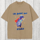 Tokyosol I'm Burnt Out M'lord Washed T-Shirt