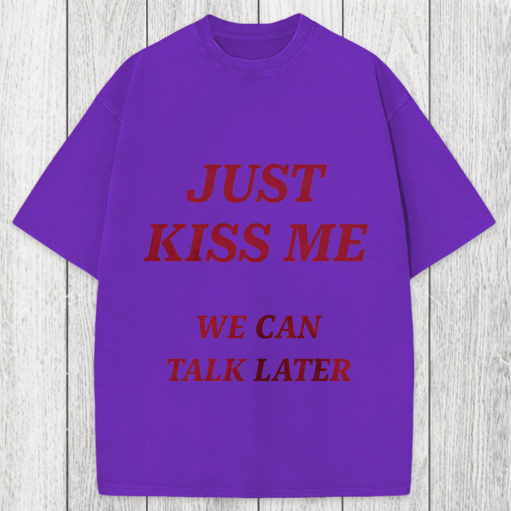 Tokyosol Just Kiss Me Washed T-Shirt