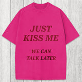 Tokyosol Just Kiss Me Washed T-Shirt