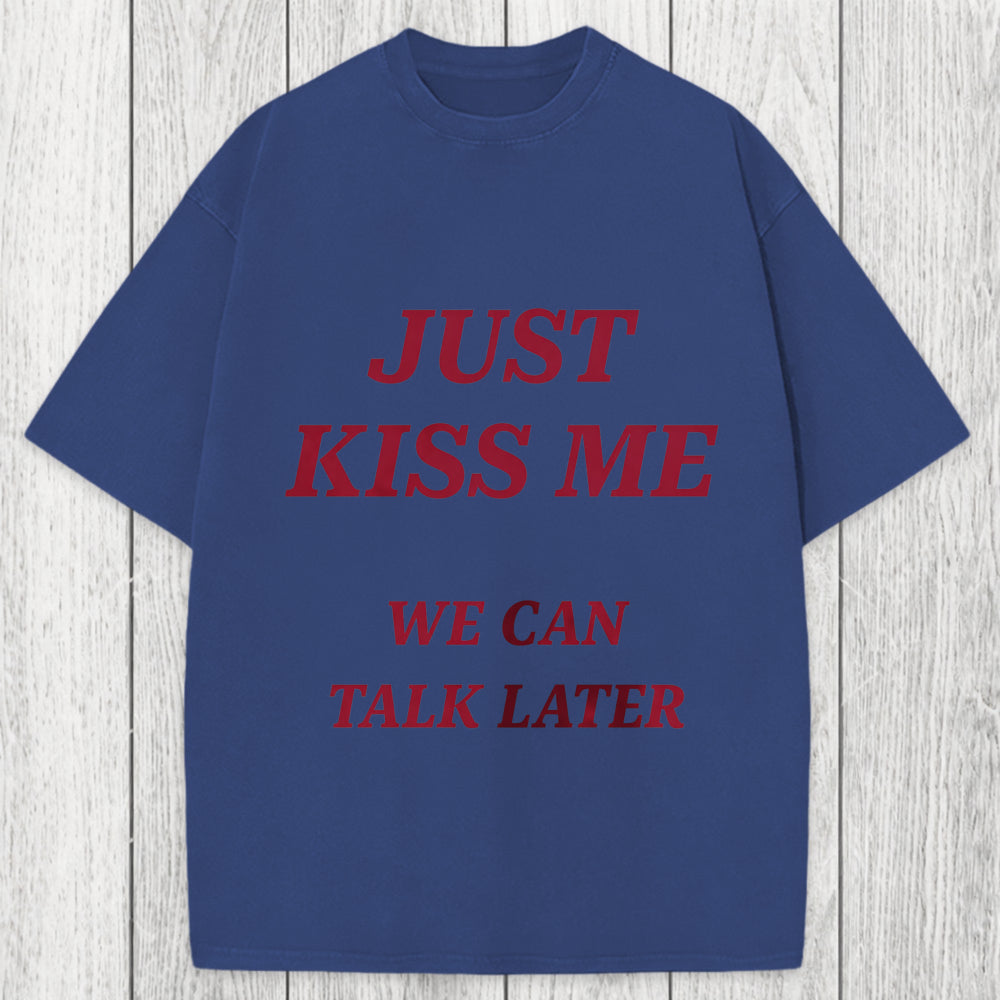 Tokyosol Just Kiss Me Washed T-Shirt