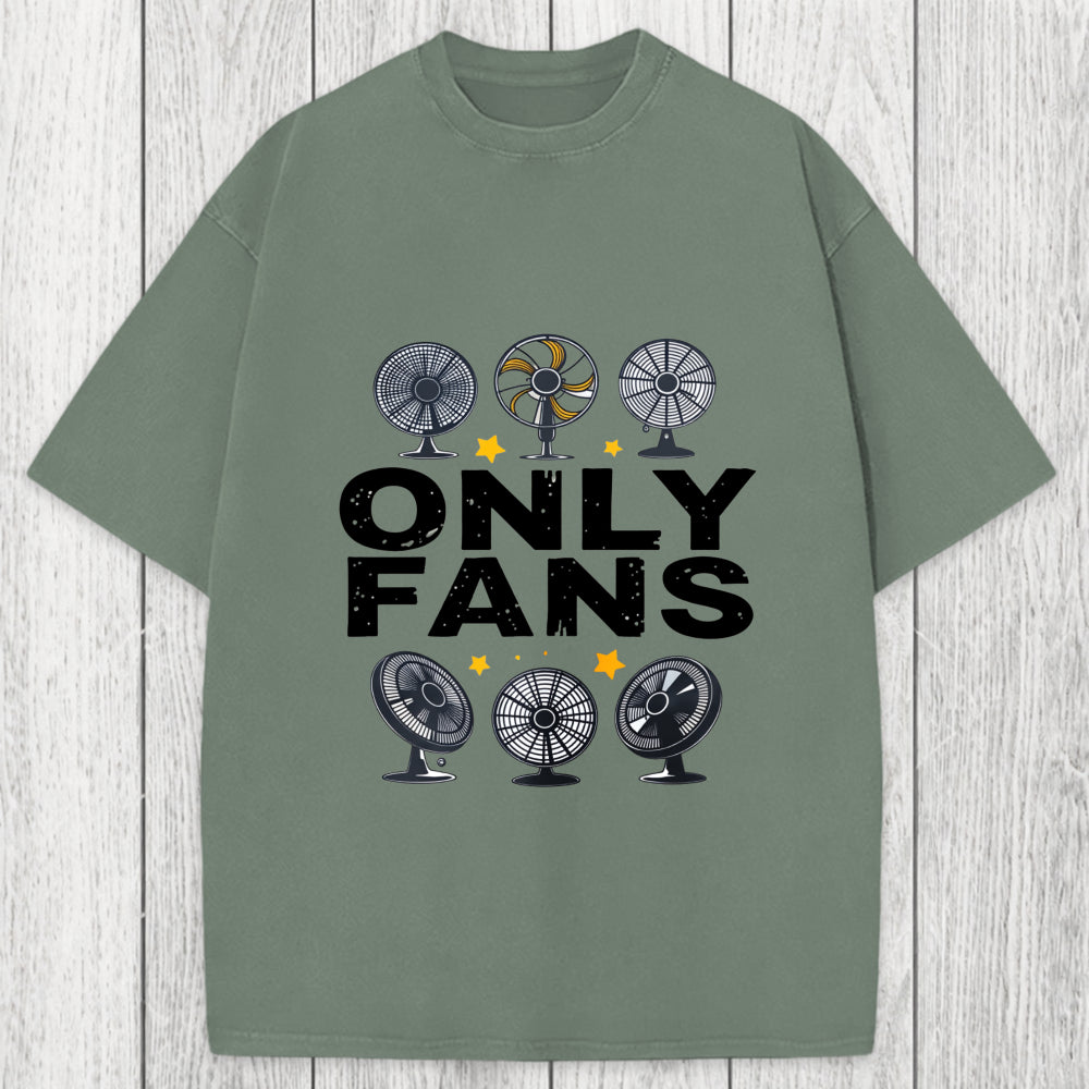 Tokyosol Only Fans Humor Washed T-Shirt