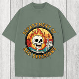 Tokyosol Department Of Bad Decisions Washed T-Shirt