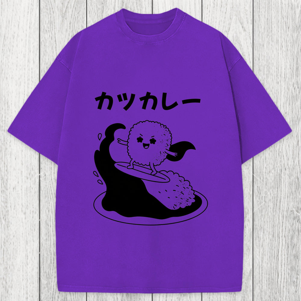 Tokyosol Surfer Sushi Washed T-Shirt