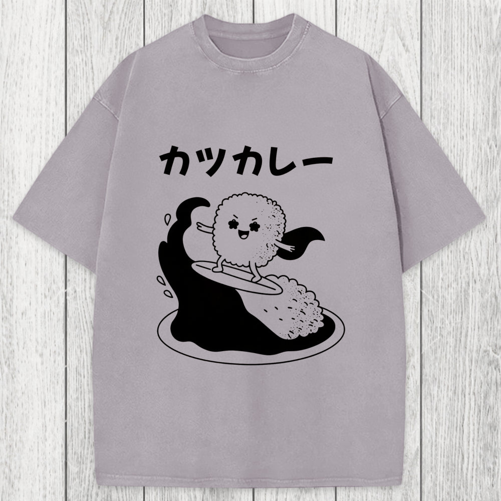Tokyosol Surfer Sushi Washed T-Shirt