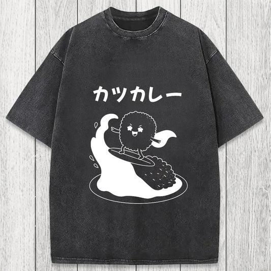 Tokyosol Surfer Sushi Washed T-Shirt