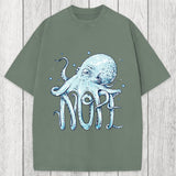 Tokyosol Octopus Nope Washed T-Shirt