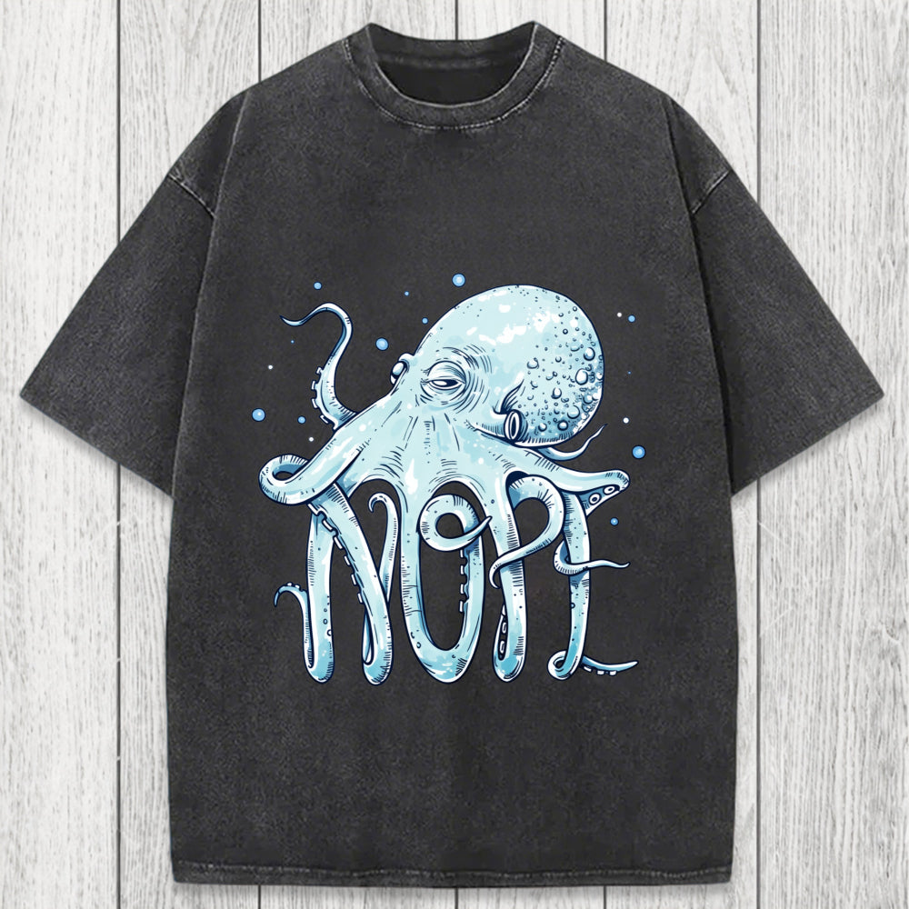 Tokyosol Octopus Nope Washed T-Shirt