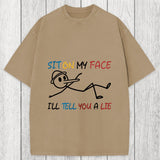 Tokyosol Sit On My Face Washed T-Shirt