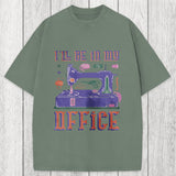 Tokyosol Funny Sewing Machine Seamstress Tailor Washed T-Shirt
