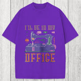 Tokyosol Funny Sewing Machine Seamstress Tailor Washed T-Shirt