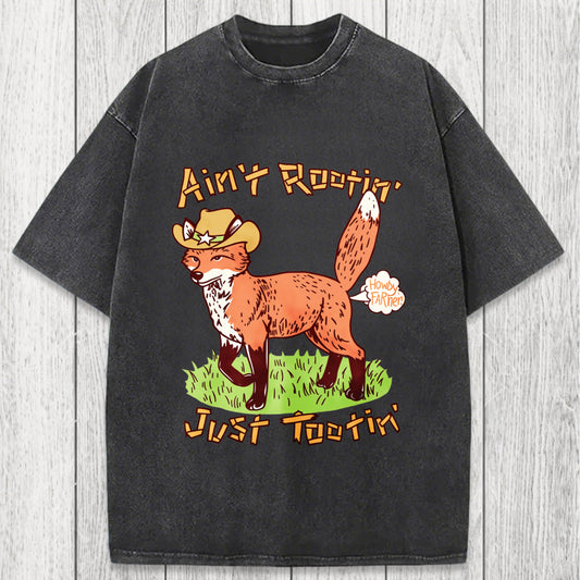 Tokyosol Ain't Rootin' Just Tootin' Washed T-Shirt