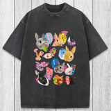 Tokyosol Japanese Bunny Washed T-Shirt