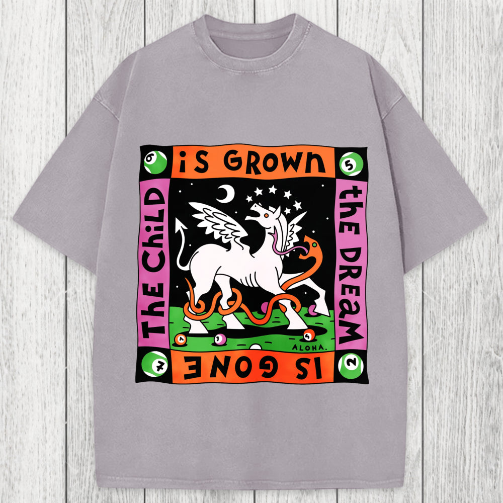Tokyosol The Dream Is Gone The Child Is Grown Washed T-Shirt