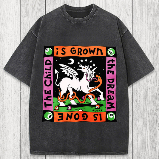 Tokyosol The Dream Is Gone The Child Is Grown Washed T-Shirt