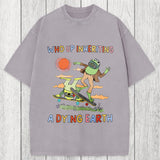 Tokyosol Who Up Inheriting A Dying Earth Washed T-Shirt