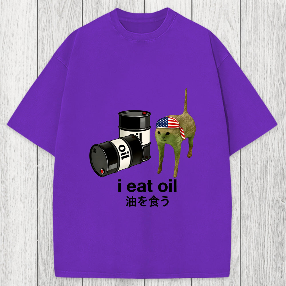 Tokyosol I Eat Oil Washed T-Shirt