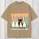 Tokyosol Black Cat Easter Washed T-Shirt