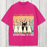 Tokyosol Black Cat Easter Washed T-Shirt