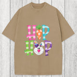 Tokyosol Hip Hop Easter Bunny Washed T-Shirt