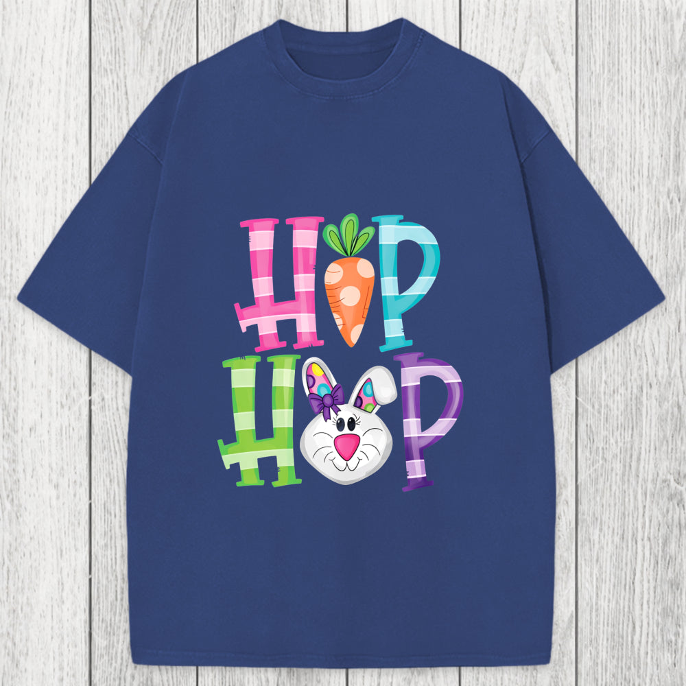 Tokyosol Hip Hop Easter Bunny Washed T-Shirt