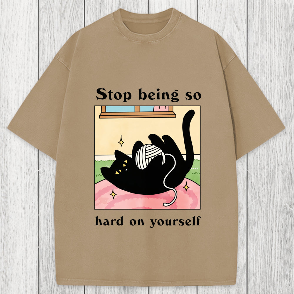 Tokyosol Hard On Yourself Washed T-Shirt