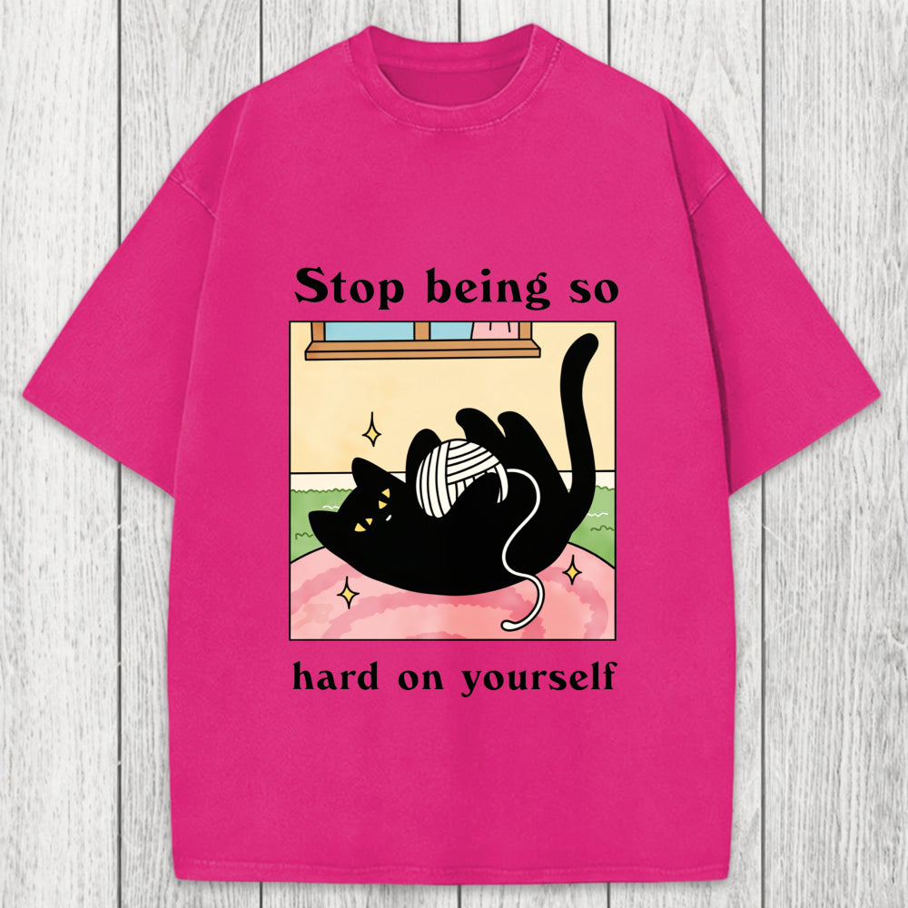 Tokyosol Hard On Yourself Washed T-Shirt
