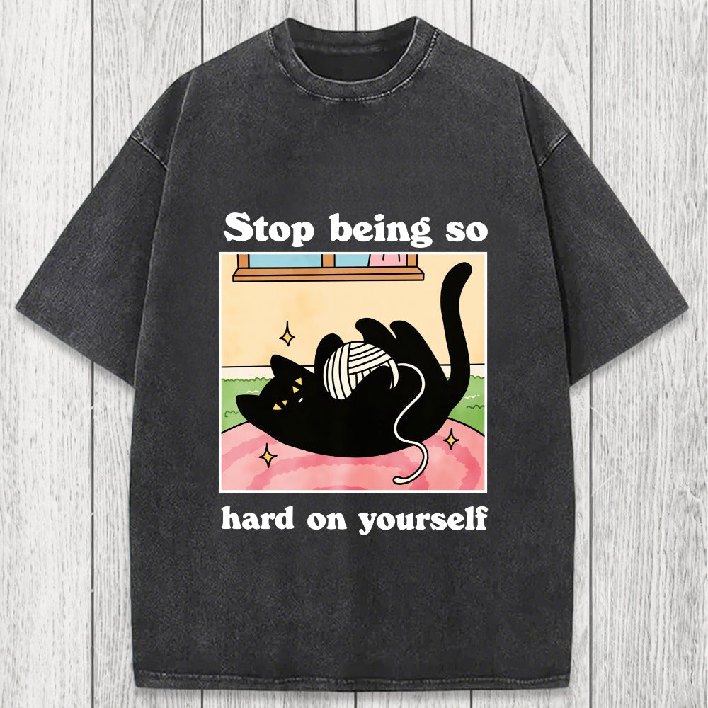 Tokyosol Hard On Yourself Washed T-Shirt