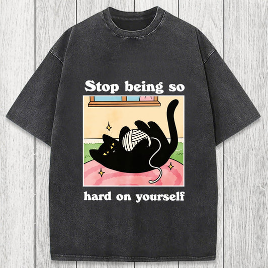 Tokyosol Hard On Yourself Washed T-Shirt