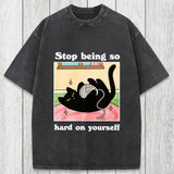 Tokyosol Hard On Yourself Washed T-Shirt