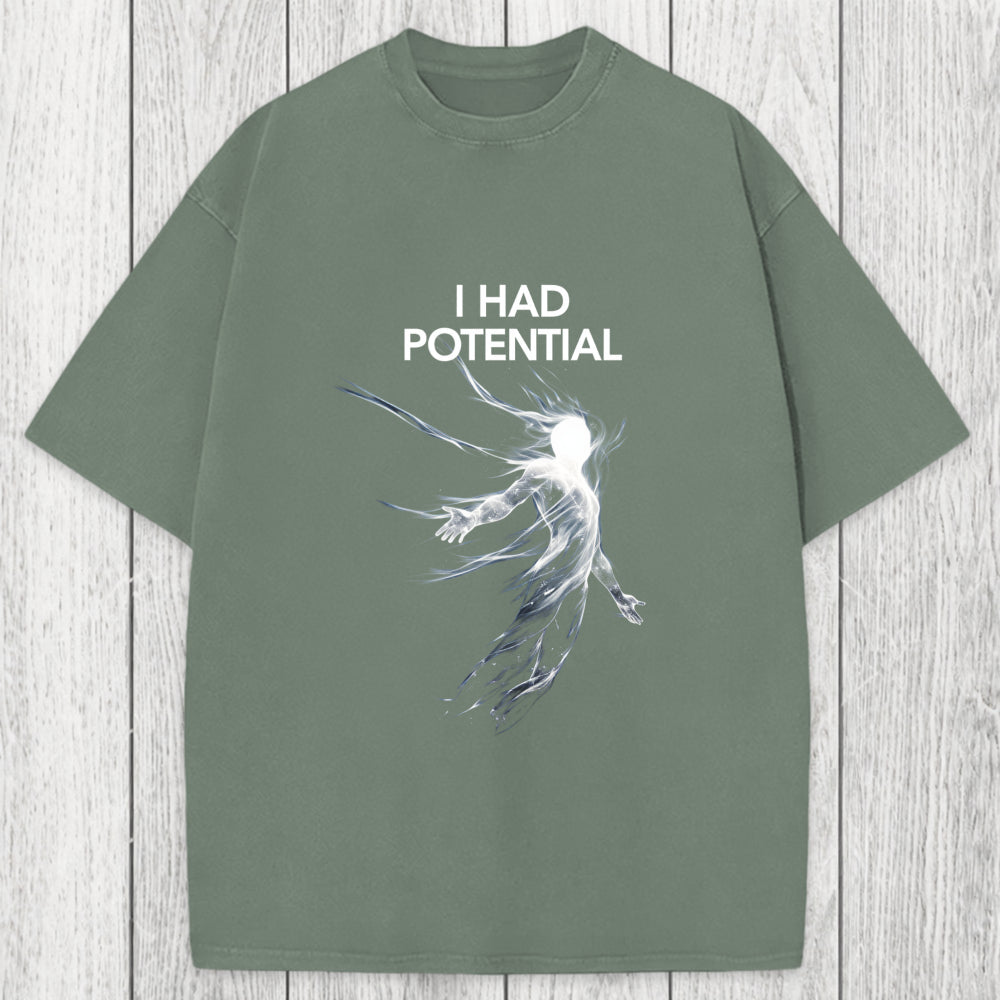 Tokyosol I Had Potential Washed T-Shirt