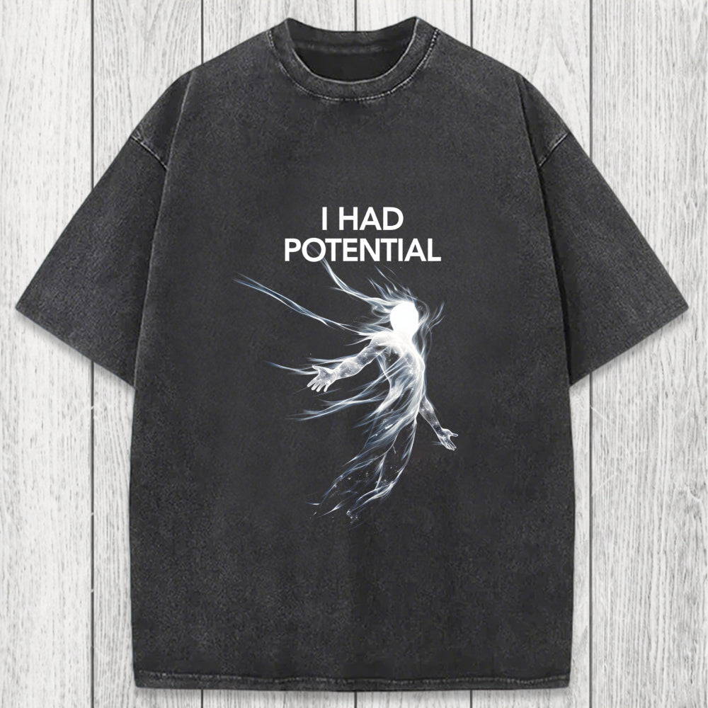Tokyosol I Had Potential Washed T-Shirt