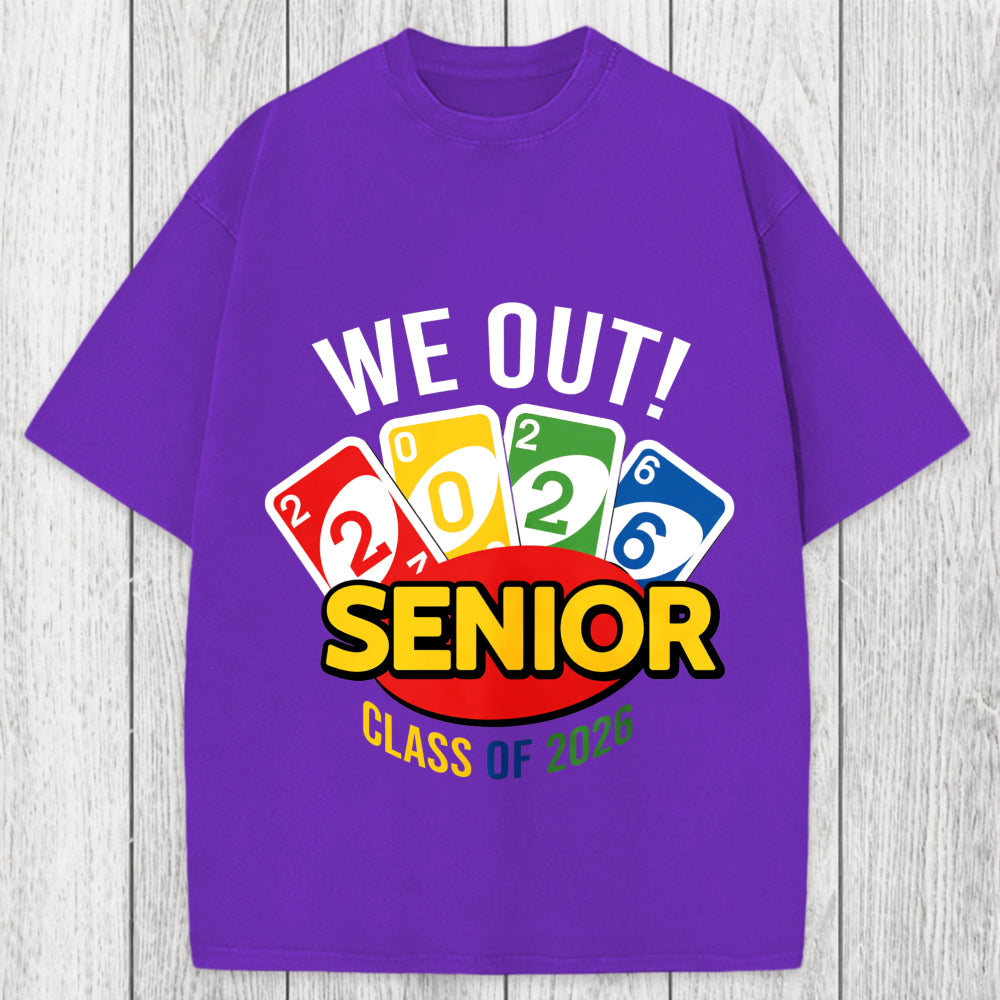 Tokyosol We Out Senior Class of 2026 Washed T-Shirt