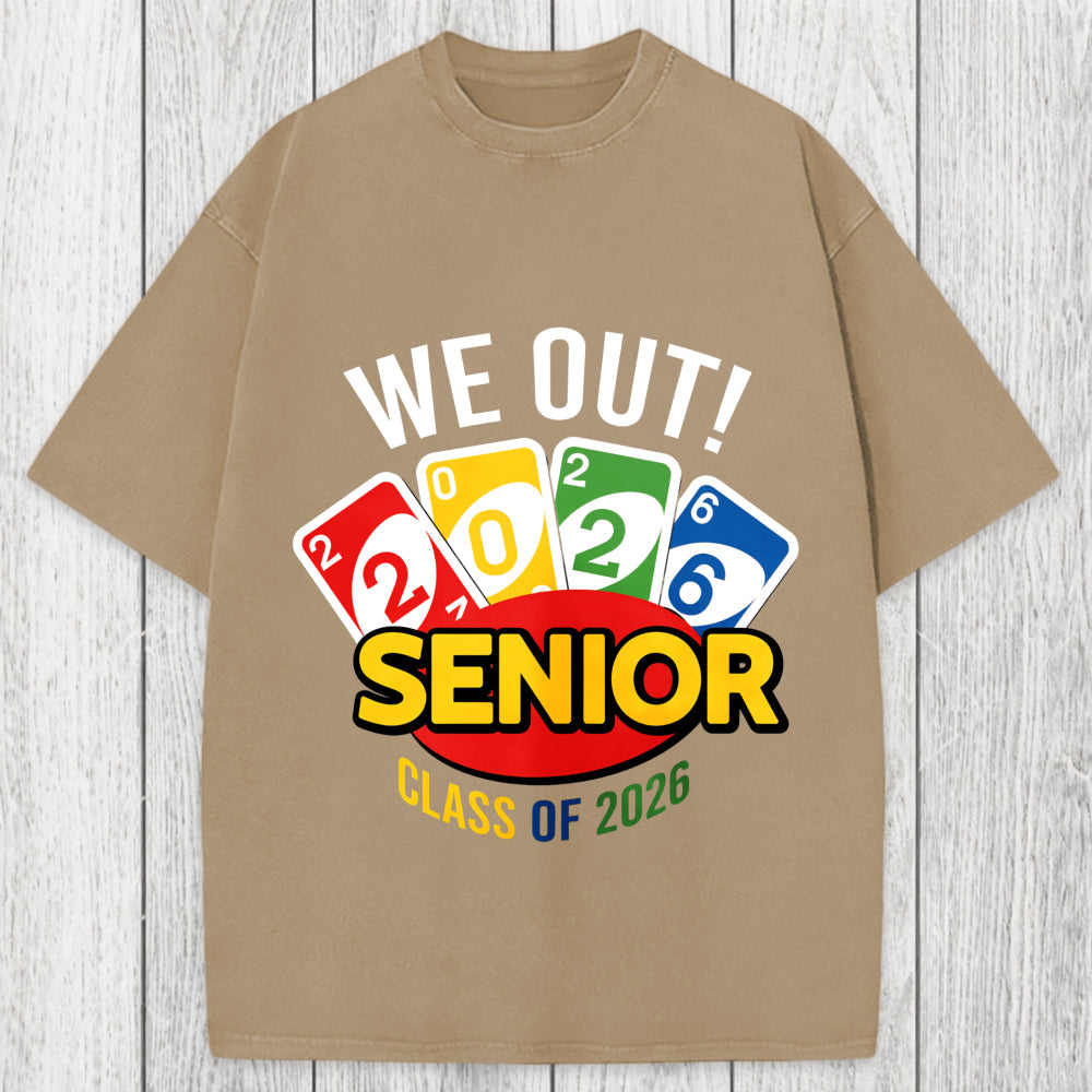 Tokyosol We Out Senior Class of 2026 Washed T-Shirt
