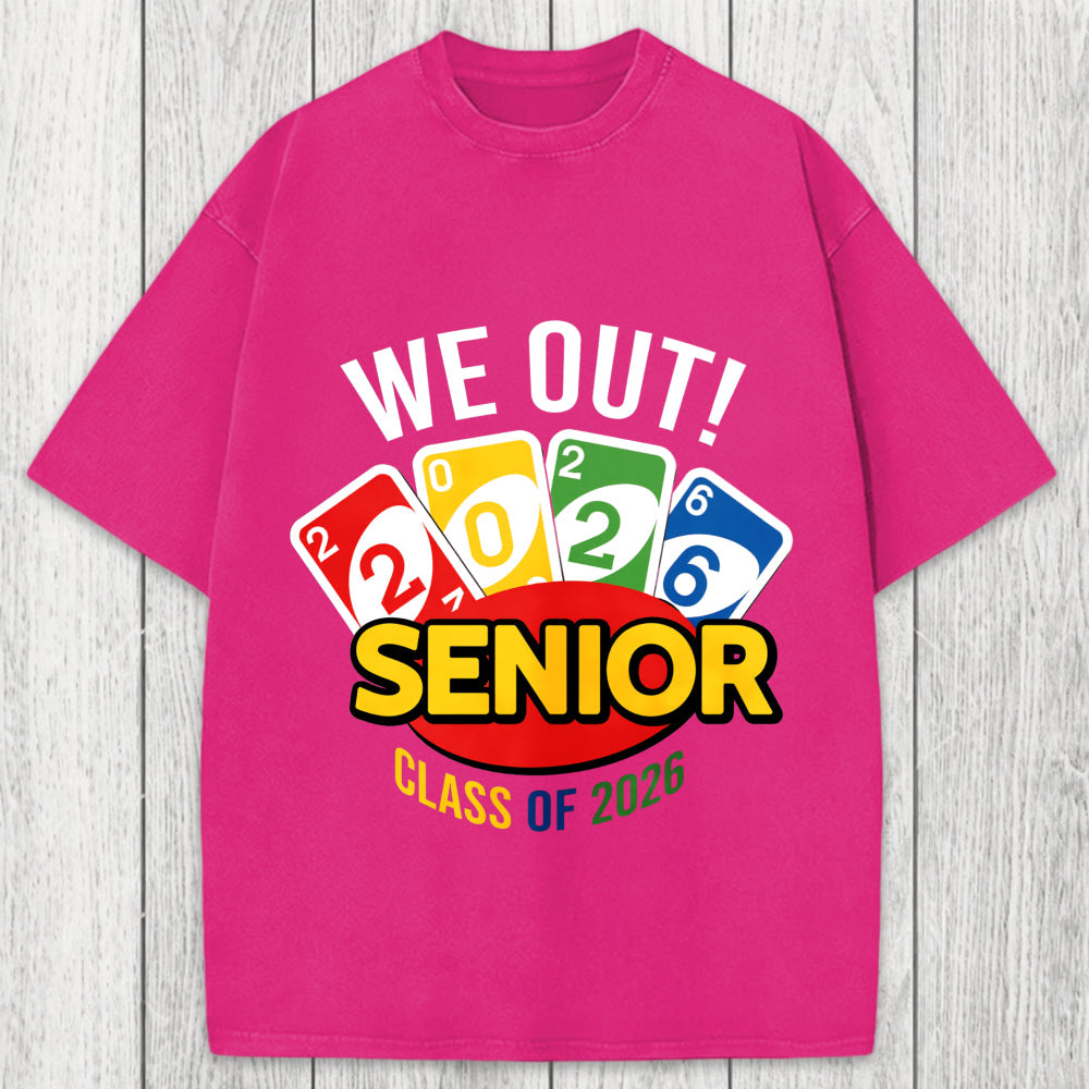 Tokyosol We Out Senior Class of 2026 Washed T-Shirt