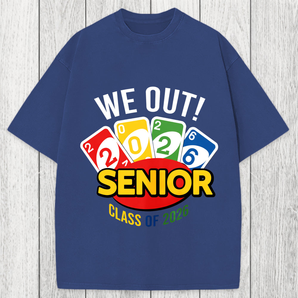 Tokyosol We Out Senior Class of 2026 Washed T-Shirt