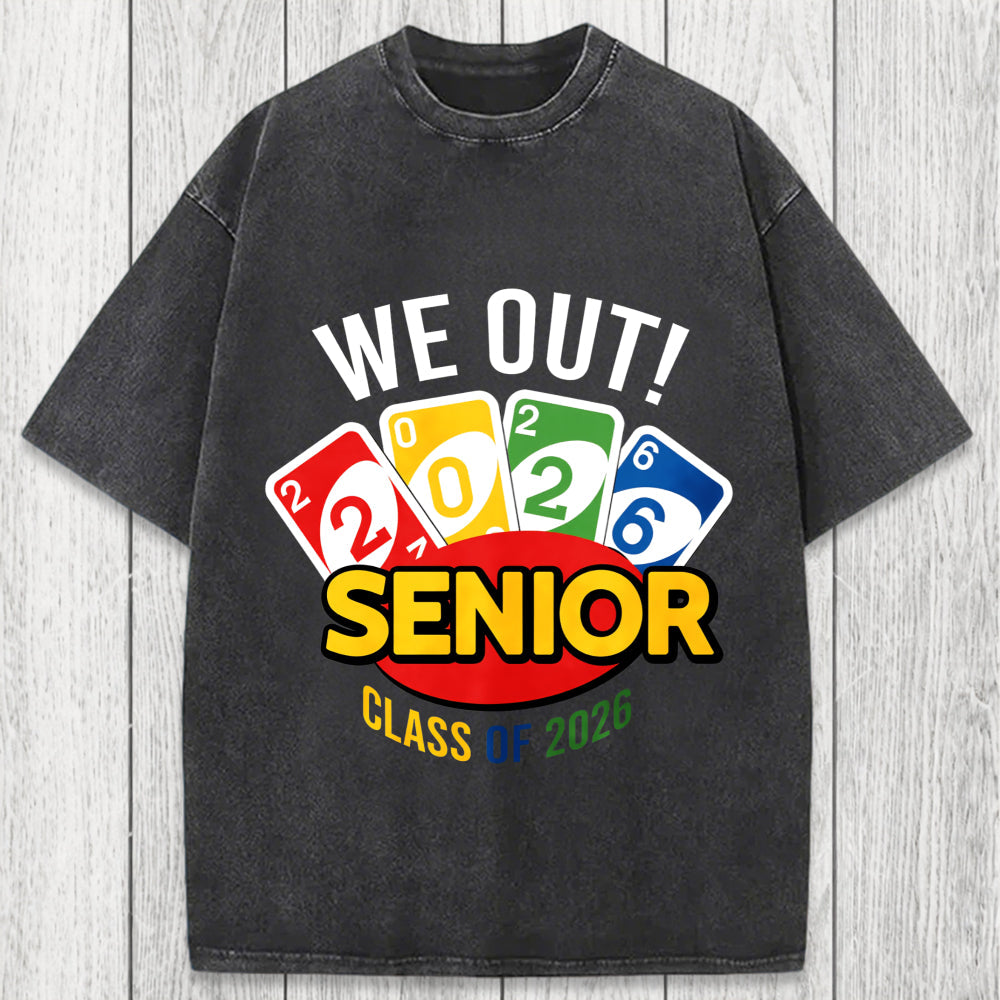 Tokyosol We Out Senior Class of 2026 Washed T-Shirt