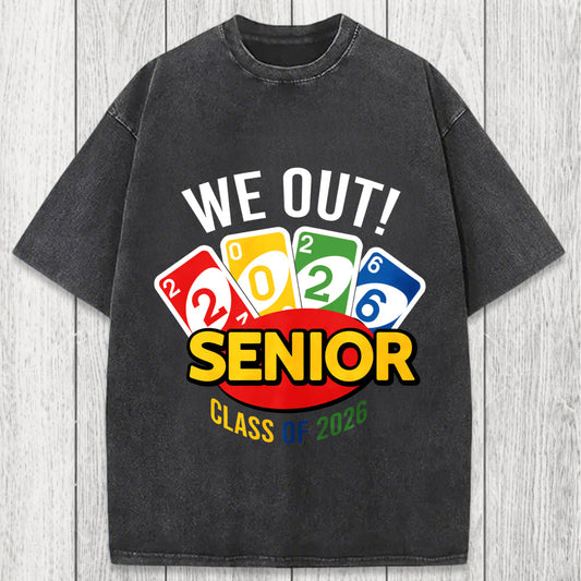 Tokyosol We Out Senior Class of 2026 Washed T-Shirt