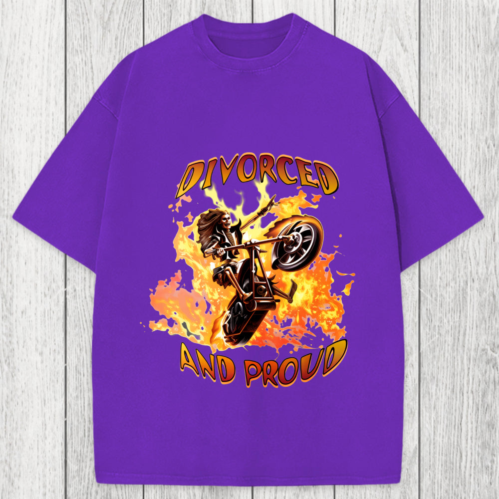 Tokyosol Divorced And Proud Washed T-Shirt